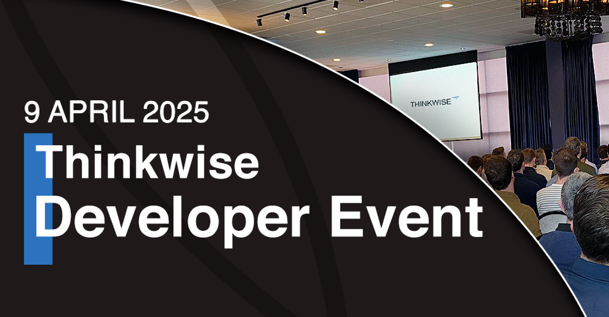 Thinkwise Developer event 2025 Event module image