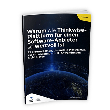 Warum Thinkwise für Softwareanbieter?